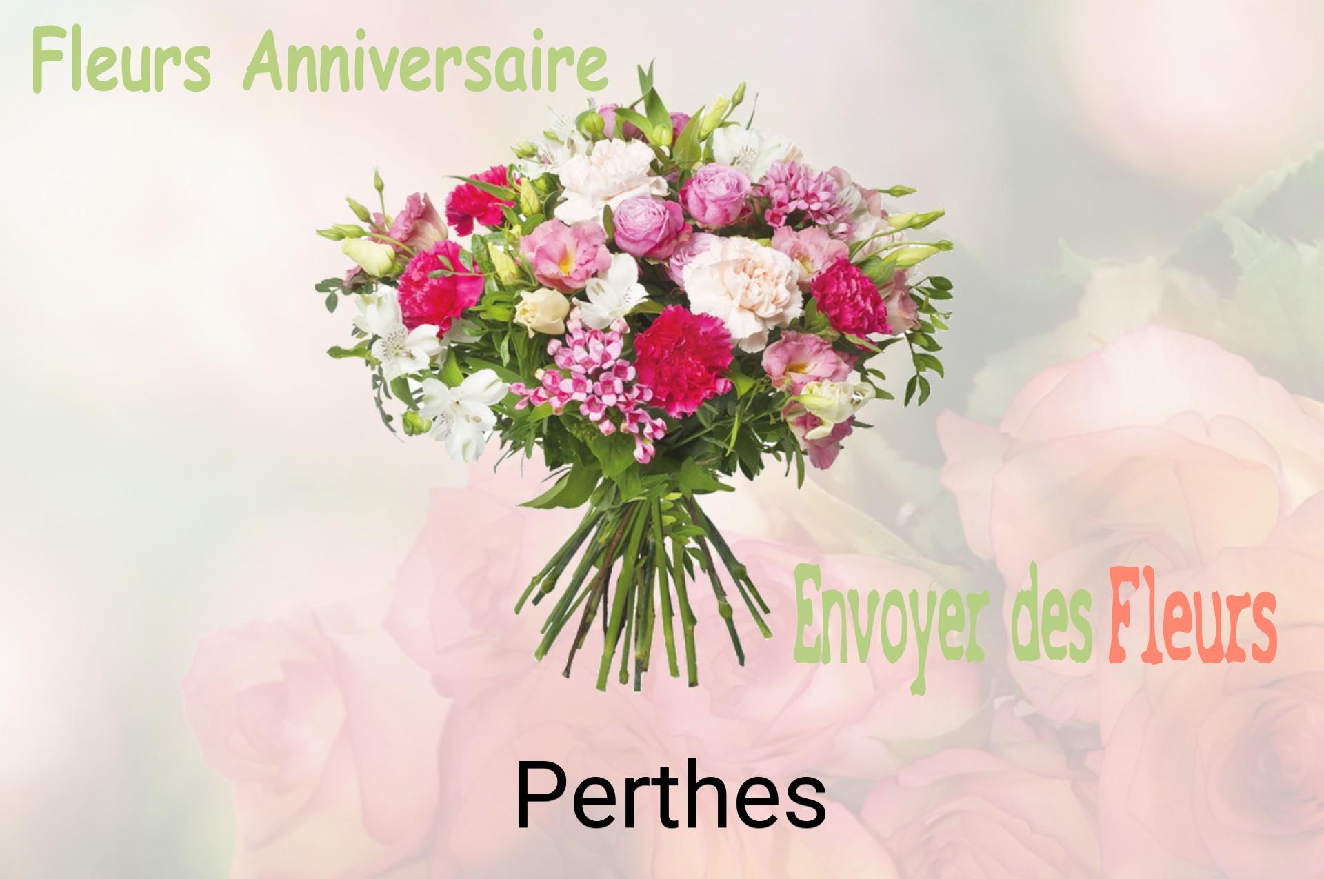 Bouquet de fleurs d’anniversaire livré à Perthes